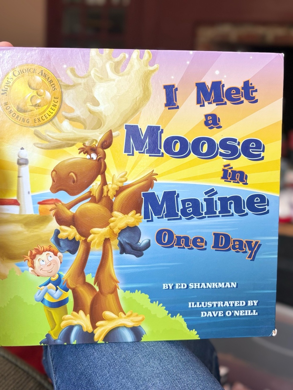 I Met a Moose in Maine One Day Book